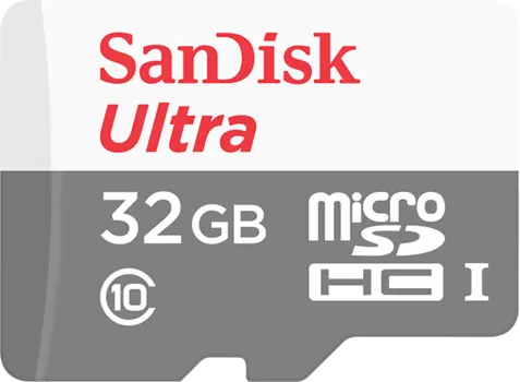 Карта памяти SanDisk microSD 32Gb (SDSQUNS-032G-GN3MN)