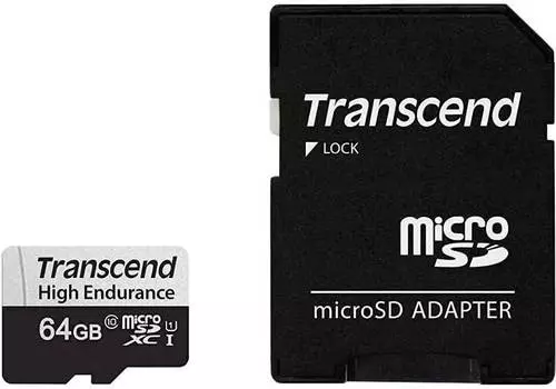 Карта памяти Transcend microSDXC Class 10 UHS-I U1 64GB