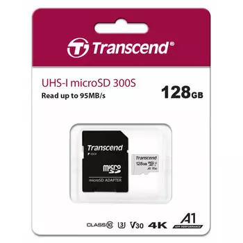 Карта памяти Transcend microSDXC Class 10 UHS-I U3 128GB