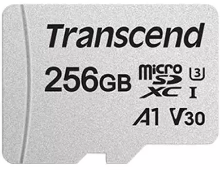 Карта памяти Transcend microSDXC/SDHC 300S 256GB (UHS-I U3 A1)