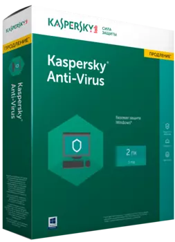 Kaspersky Anti-Virus Russian Edition. Продление (2 ПК, 1 год)