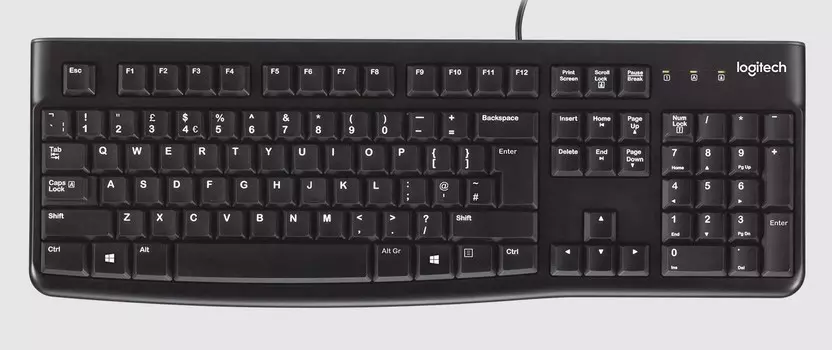 Клавиатура Logitech K120 проводная мембранная для PC