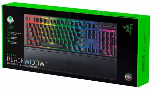 Клавиатура Razer BlackWidow V3 (Green Switch) - Russian Layout игровая для PC (RZ03-03540800-R3R1)