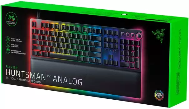 Клавиатура Razer Huntsman V2 Analog Russian Layout игровая для PC (RZ03-03610800-R3R1)