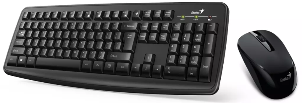 Комплект Genius Smart KM-8100 (клавиатура Smart KM-8100/K + мышь NX-7008) беспроводной для PC (черный)