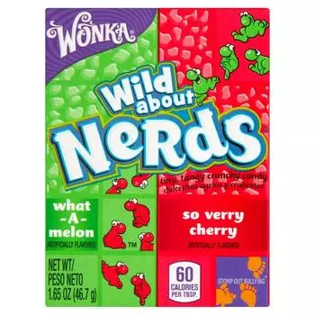 Конфеты Wonka Nerds: Цветные Вкус арбуз и вишня