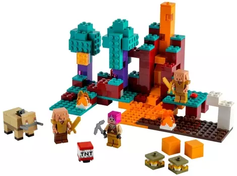 Конструктор LEGO Minecraft: Искажённый лес
