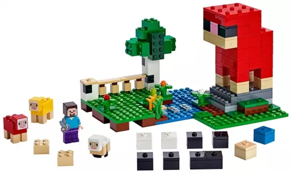 Конструктор LEGO Minecraft: Шерстяная ферма