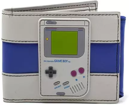 Кошелёк Nintendo: Gameboy Rubber Badge Bifold