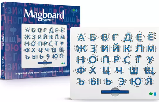 Магнитный планшет для рисования Magboard Алфавит