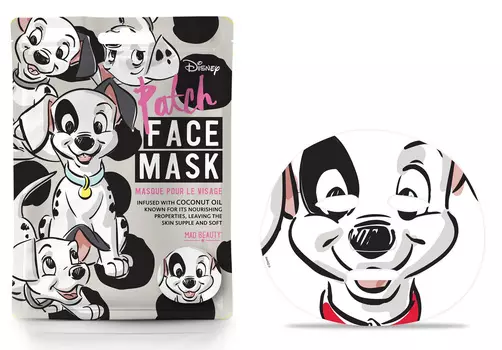 Маска для лица Disney 101 Dalmatians – Увлажняющая c кокосовым маслом