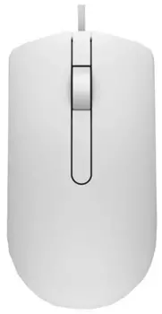 Мышь Dell MS116 Optical проводная для PC (белый) (570-AAIP)