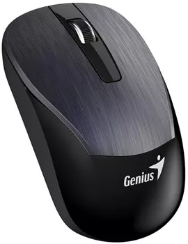 Мышь Genius ECO-8015 беспроводная для PC (серебристая)