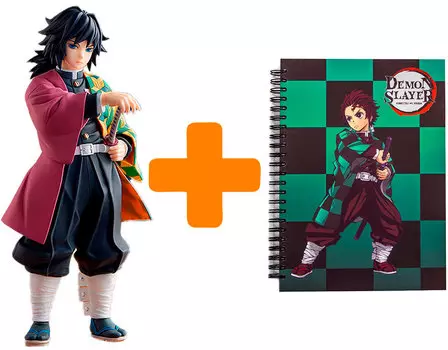 Набор Demon Slayer (фигурка, скетчбук)