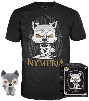 Набор Футболка + Фигурка Funko POP: Game Of Thrones – Nymeria Tees