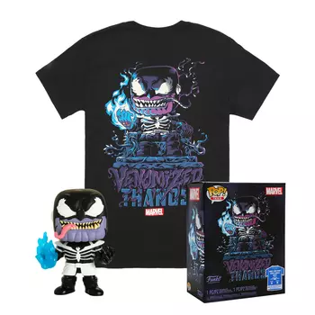 Набор Футболка + Фигурка Funko POP: Marvel Venom – Venomized Thanos