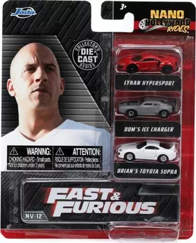 Набор машинок Hollywood Rides: Fast &amp; Furious (3 шт.)