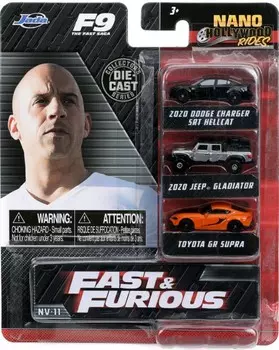 Набор машинок Hollywood Rides: Fast &amp; Furious (3 шт.)