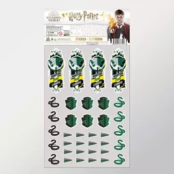 Набор наклеек Harry Potter: Slytherin