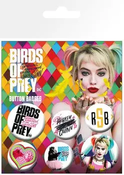 Набор значков Birds Of Prey: Mix