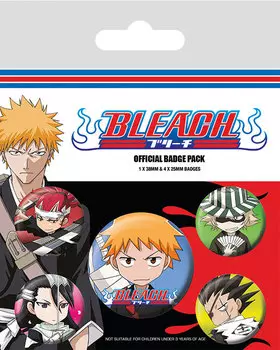 Набор значков Bleach Chibi Characters