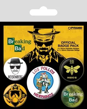 Набор значков Breaking Bad