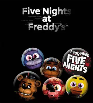 Набор значков Five Nights At Freddy's