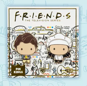 Набор значков Friends 1.2 Моника и Чендлер Pin Kings 2-Pack
