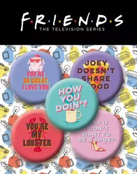 Набор значков Friends (5-Pack)