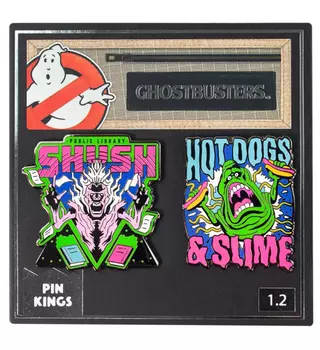 Набор значков Ghostbusters 1.2 Pin Kings 2-Pack