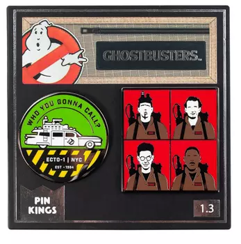 Набор значков Ghostbusters 1.3 Pin Kings 2-Pack