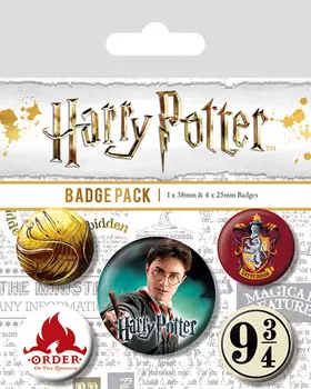 Набор значков Harry Potter: Gryffindor 5-Pack