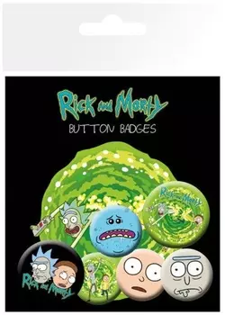 Набор значков Rick And Morty: Characters