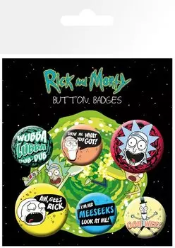 Набор значков Rick And Morty: Mix 1