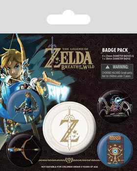 Набор значков The Legend Of Zelda: Breath Of The Wild