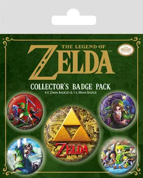Набор значков The Legend Of Zelda Classics