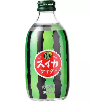 Напиток газированный Ramune Tomomasu – Сочный арбуз (300 мл)