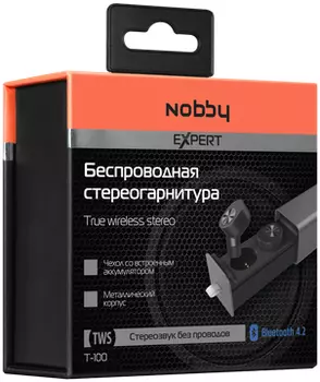 Наушники \ гарнитура Nobby NBE-BH-42-97 беспроводные (черный)