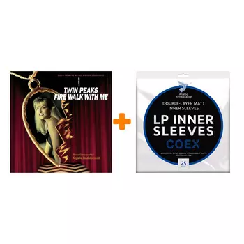 OST Twin Peaks Fire Walk With Me LP + Конверты внутренние COEX для грампластинок 12" 25шт Набор