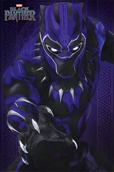 Плакат Black Panther: Glow (№126)