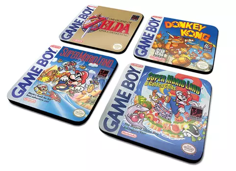 Подставки под напитки Gameboy Classic Collection 4-Pack