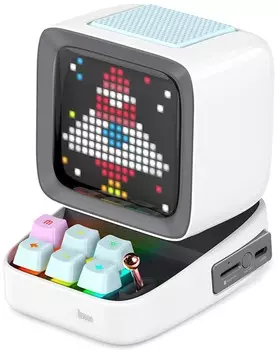 Портативная колонка Divoom: Ditoo Plus (белый)
