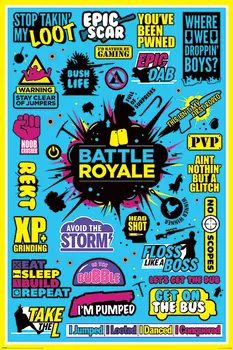 Постер Battle Royale: Infographic