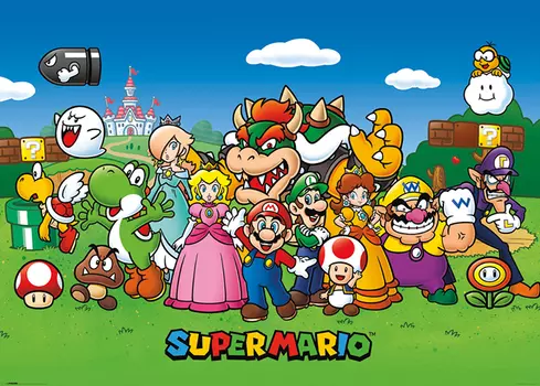 Постер Nintendo: Super Mario Animated