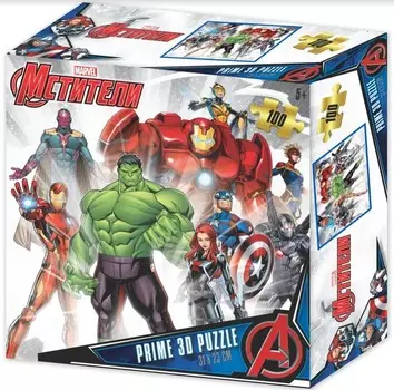 Prime 3D Puzzle: Marvel – Мстители (100 элементов)