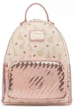 Рюкзак Loungefly Disney Ultimate: Princess AOP Sequin Mini