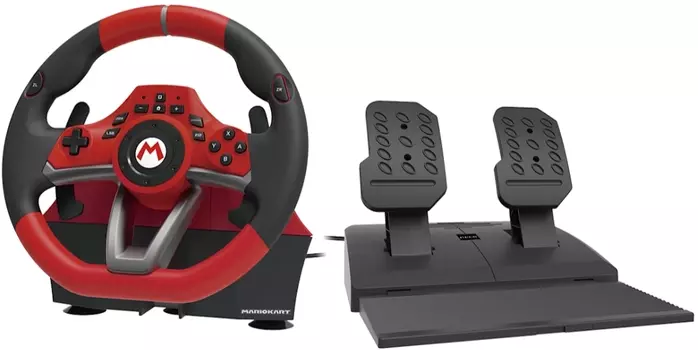 Руль Hori Mario Kart racing wheel pro Deluxe для Nintendo Switch (NSW-228U)