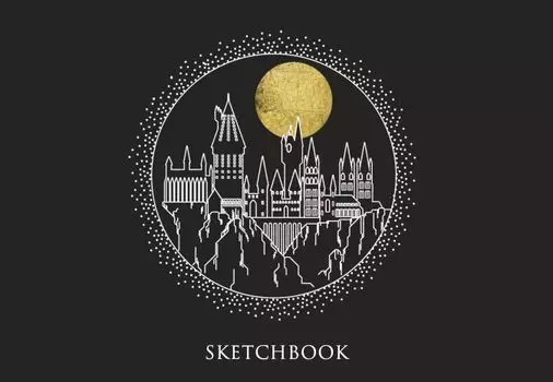 Скетчбук Harry Potter: Hogwarts (чёрный)