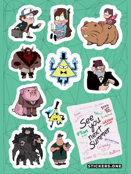 Стикерпак Gravity Falls