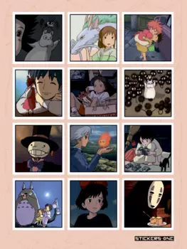 Стикерпак Studio Ghibli #3